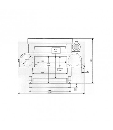 Ferastrau pentru busteni, gater Winter TTM 800