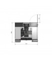 Masina de frezat CNC Optimum F 105 / 808 D Advanced