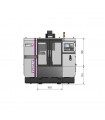 Masina de frezat CNC Optimum F 105 / 808 D Advanced