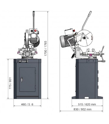 Ferastrau circular pentru metal Optimum CS 315