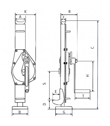 Vinci de otel cu cremaliera Unicraft SW 5