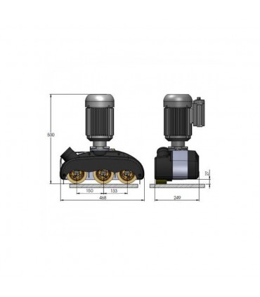 Dispozitiv de avans Winter Feedmax 38 Easy