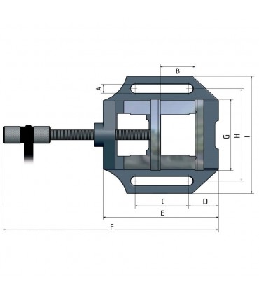 Menghina cu bacuri prismatice pentru masini de gaurit Optimum MSO 100