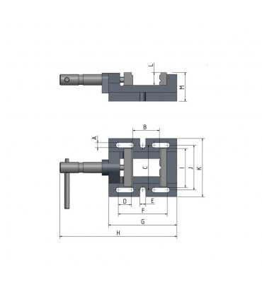 Menghina cu bacuri prismatice pentru masini de gaurit Optimum BMS 200