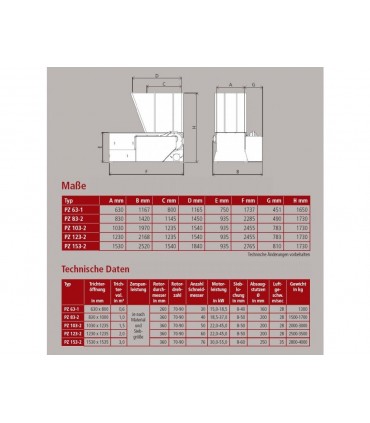 Tocator Winter Chipper 830 / 260