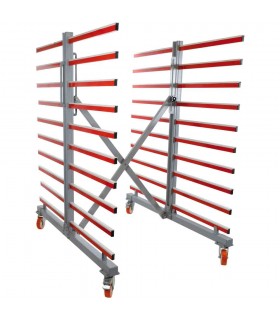 Suport extensibil pentru uscare elemente vopsite HOLZMANN  TAW70DUO