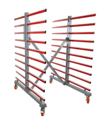 Suport extensibil pentru uscare elemente vopsite HOLZMANN  TAW70DUO